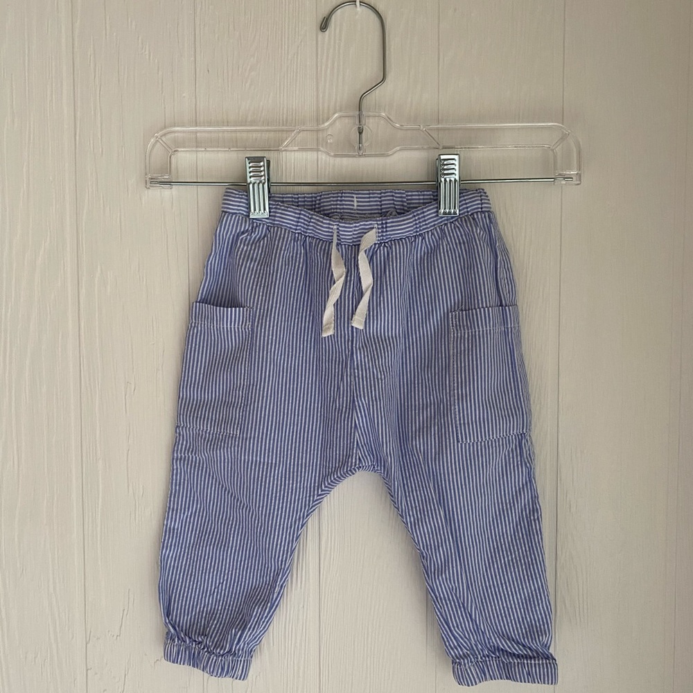 H&M Seersucker Joggers NWT